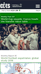 Mobile Screenshot of football-observatory.com